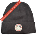 Embroidered knit beanie, adult 1-size fits all