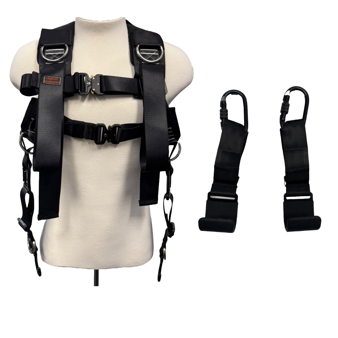 Squat Harness V4/ Barbell Hook Strap bundle