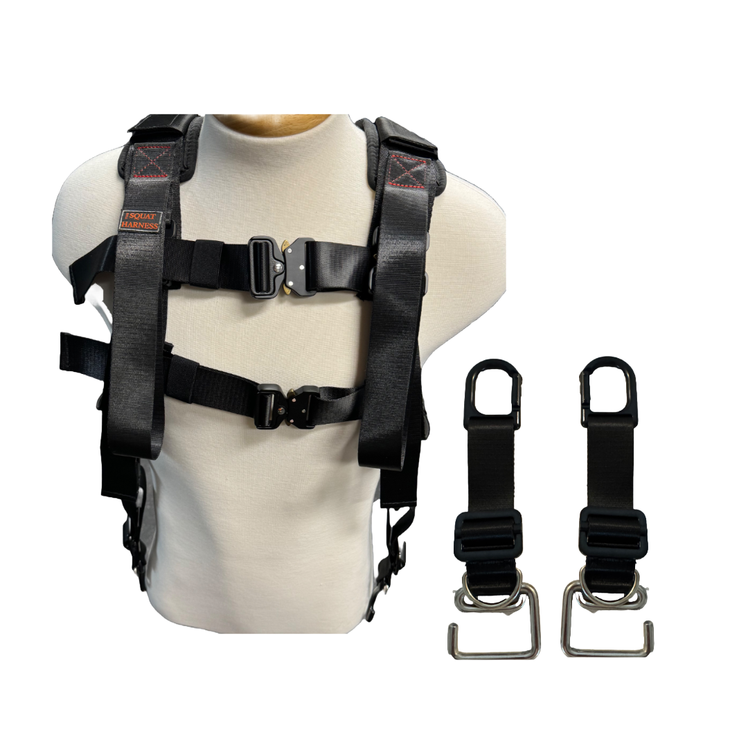 Squat Harness V3/ Resistance Band Hook Strap Bundle
